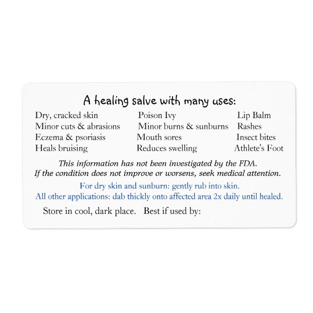 Étiquette arrière pour Daisy avant (Devant)