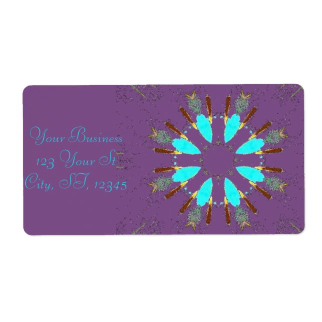 Étiquette Arrowhead Feathers Pow-wow Thunder_Cove (Devant)