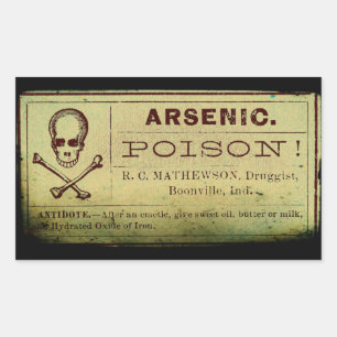 Étiquette Arsenic désorganisé