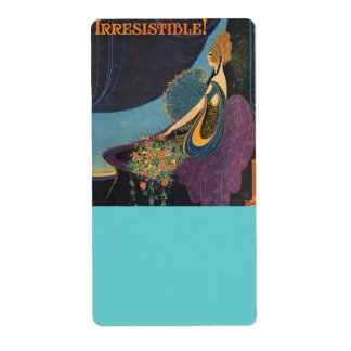 Étiquette Art Déco Mavis Parfum Publicité