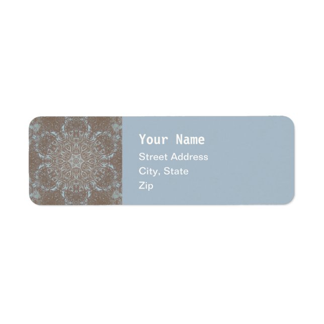 Étiquette Art naturel Pierre & Sable (Devant)