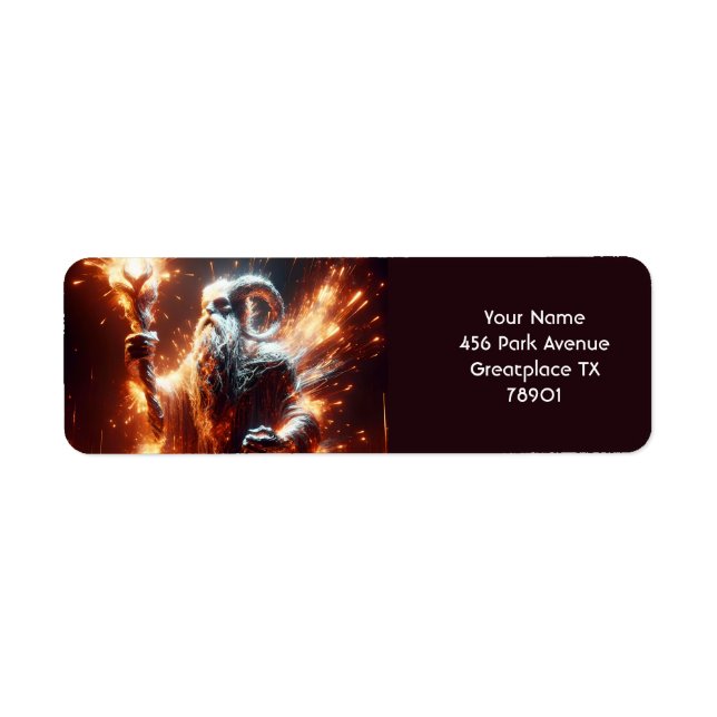 Étiquette Assistant Vieux - Exact - Imaginaire (Devant)