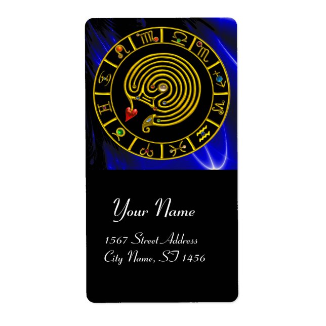 ÉTIQUETTE ASTRAL LABYRINTH (Devant)