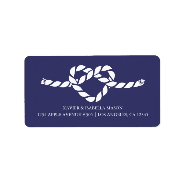 Étiquette Attache Le noeud | Couleur Arrière - plan personna (Devant)