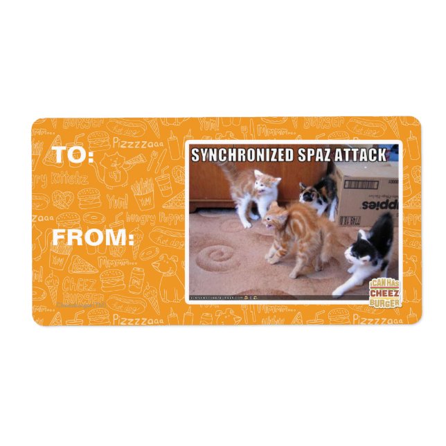 Étiquette Attaque Spaz Sychronisée (Devant)