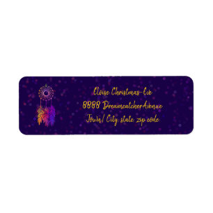 Étiquette attrapeur de rêves -