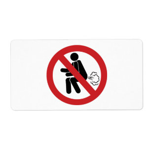 Étiquette AUCUN ⚠ Drôle Toilette Thaïlandaise ⚠