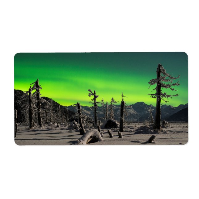 Étiquette Aurora lunaire (Devant)