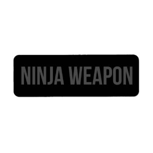 Étiquette Autocollant d'arme de ninja