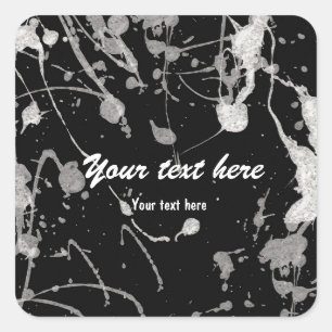 Étiquette autocollant de la Parties scintillant bl