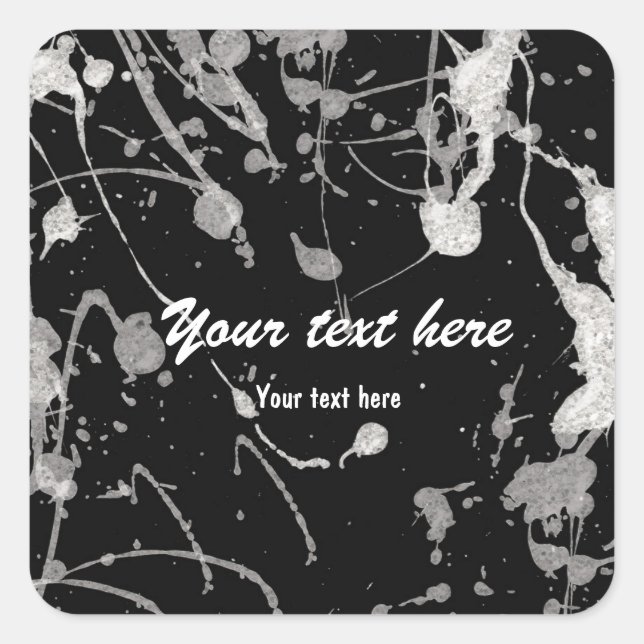 Étiquette autocollant de la Parties scintillant bl (Devant)