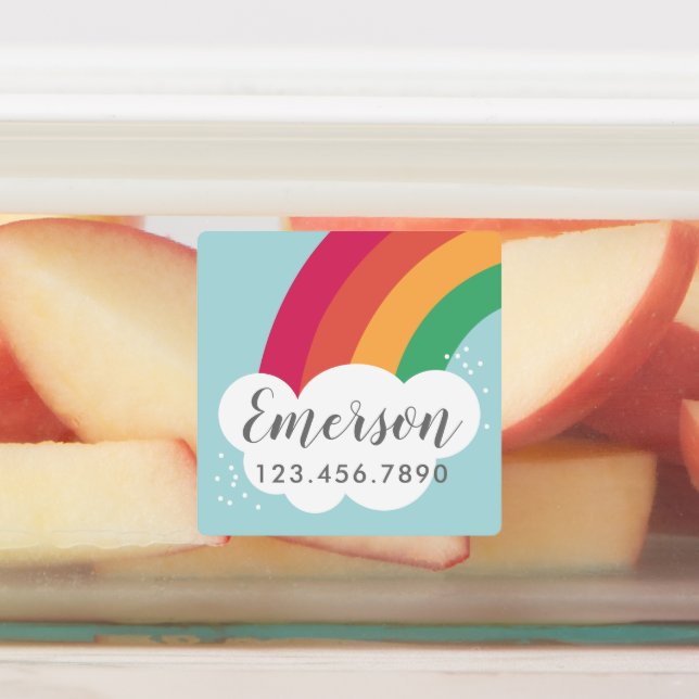 Étiquette autocollant imperméable pour enfants Rai (Apposé)