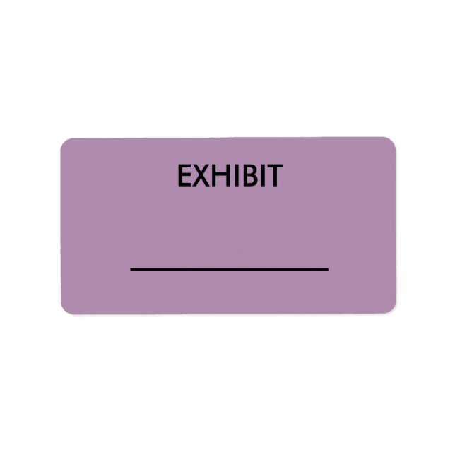 Étiquette Autocollant personnalisable de l'exposition de cou (Devant)