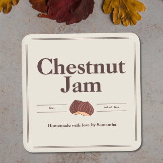 Étiquette Autocollante Moderne pour Confiture de C