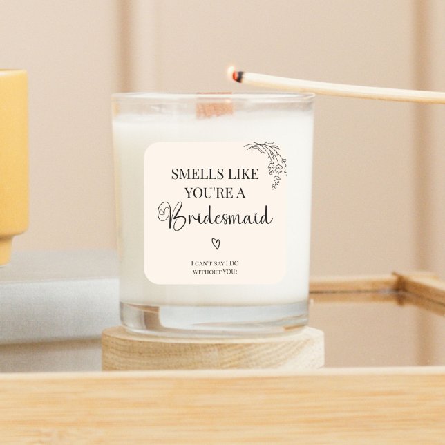 Étiquette Autocollante pour Bougie de Proposition  (Créateur téléchargé)