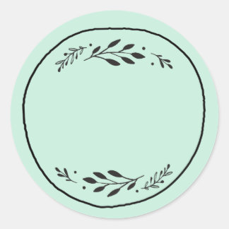 Étiquette autocollante vierge pour pot / épice III