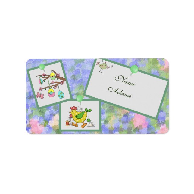 Étiquette Autocollants (Devant)