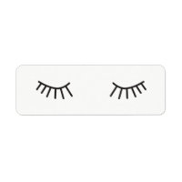 autocollants de cils, autocollants de visage migno