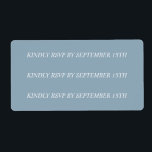 Étiquette Autocollants personnalisés 'nouvelle date RSVP' po<br><div class="desc">Autocollants personnalisés</div>