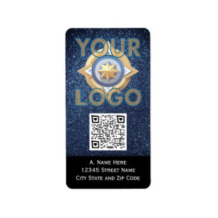 Étiquette Autocollants verticaux personnalisés avec code QR 