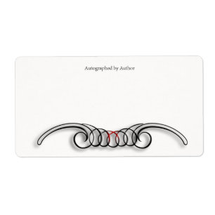 Étiquette Autographe par livre d'auteur