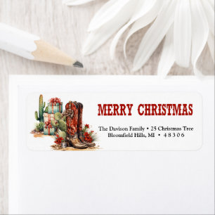 Étiquette Aventure sauvage naturelle avec bottes rouges