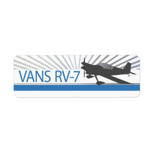 Étiquette Avion Vans RV-7