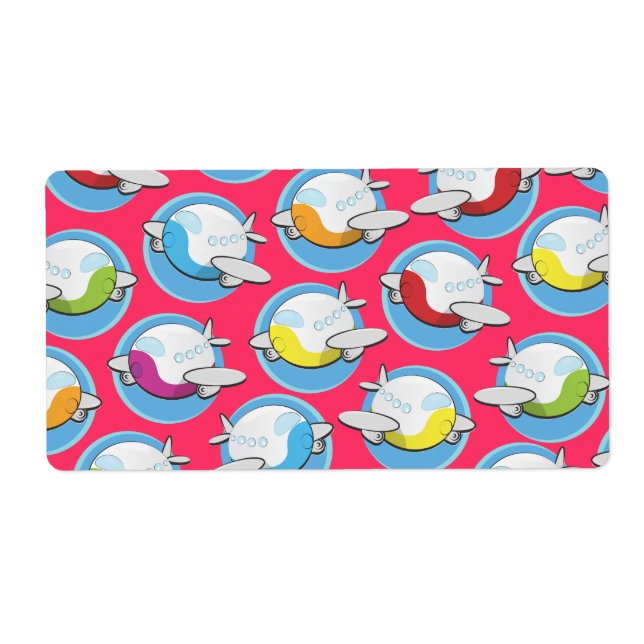 Étiquette Avions de jouets (Devant)