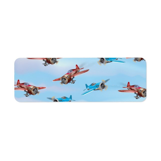 Étiquette Avions Jouets (Devant)