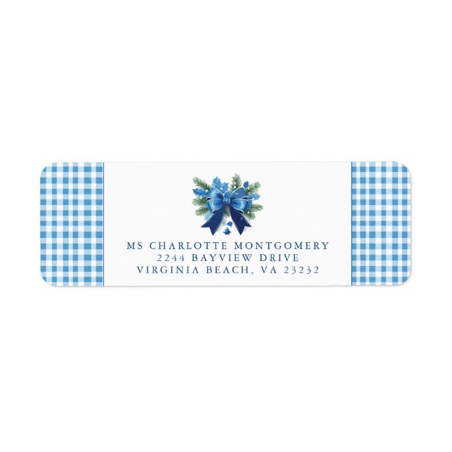 Étiquette Baby It's Cold Outside Winter Baby shower Adresse (Devant)