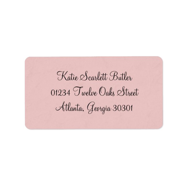 Étiquette Baby shower Princesse (Devant)