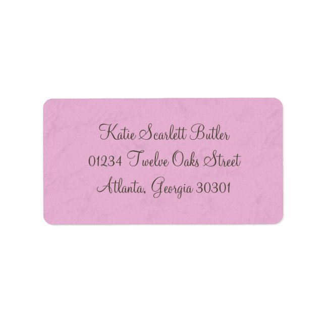 Étiquette Baby shower Princesse (Devant)