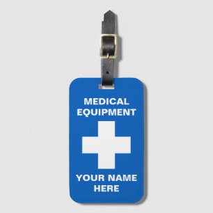 Étiquette bagage pour équipement Médicale professi
