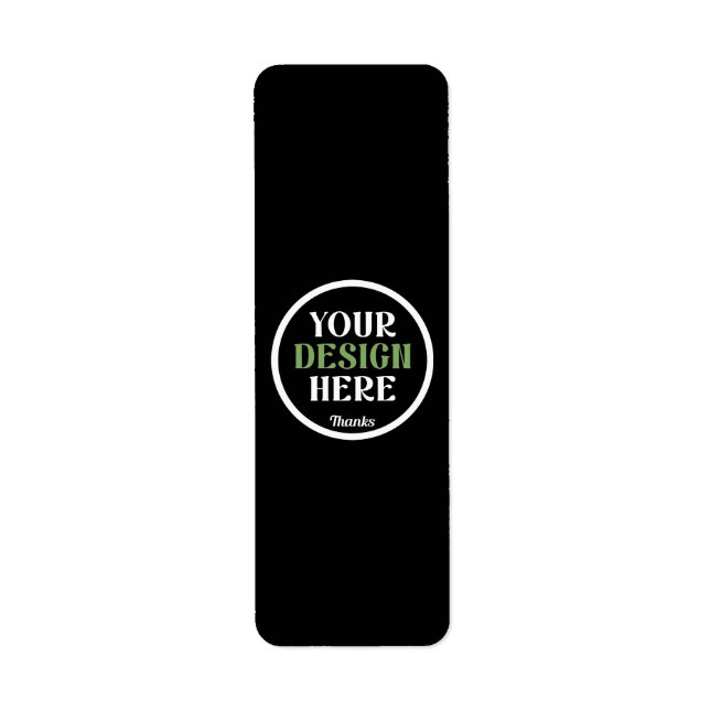 Étiquette baiser personnalisé, unique, élégant et minimalist (Devant)