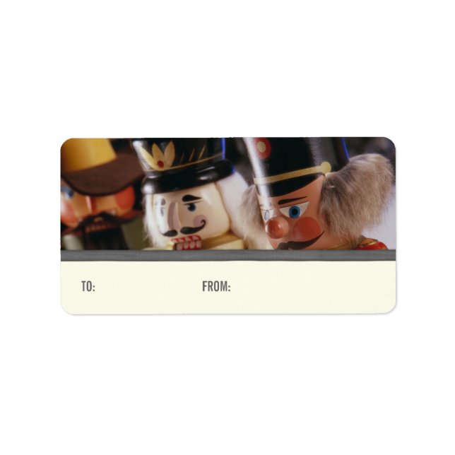 Étiquette Balises cadeaux Nutcrackers (Devant)