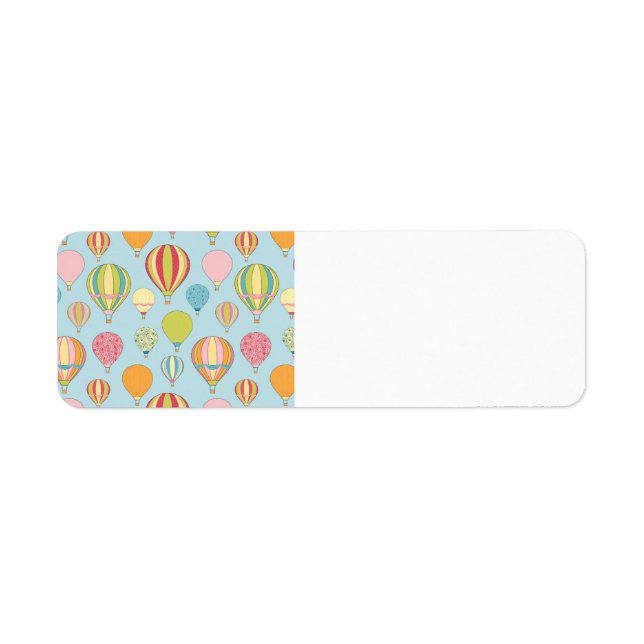 Étiquette Ballon à air chaud (Devant)