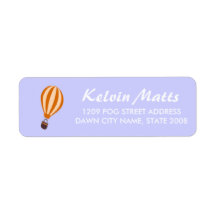 Ballon orange en bleu