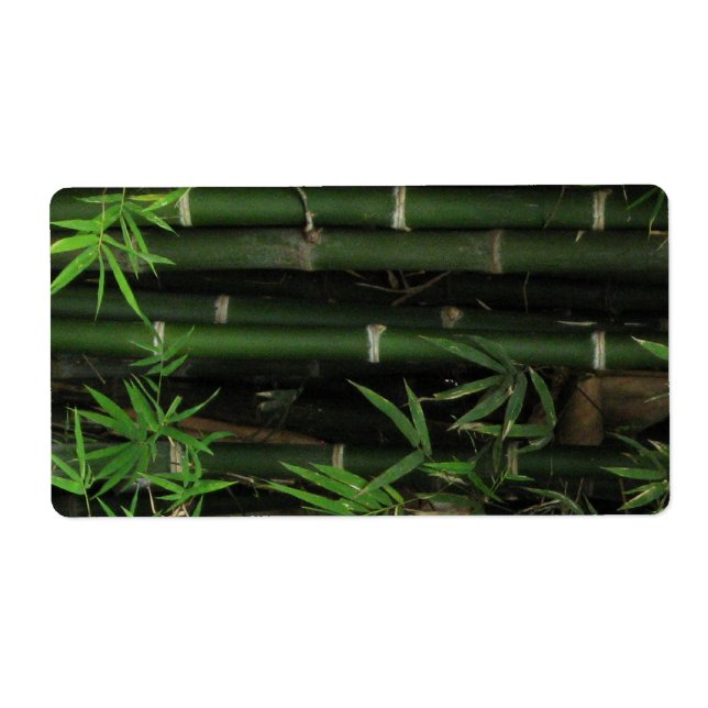 Étiquette Bambou... Fao Rai, Nong Khai, Isaan, Thaïlande (Devant)