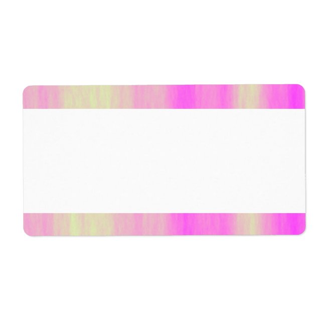 Étiquette Bande centrale - Ciel Alien (Devant)