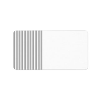 Étiquette Bandes grises et blanches. Motif.