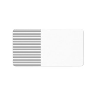 Étiquette Bandes grises et blanches. Motif.