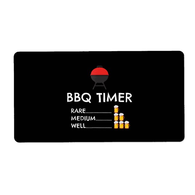 Étiquette Barbecue Barbecue Funny Grill Grill Cadeau (Devant)