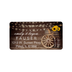 Étiquette Baril de bois du pays