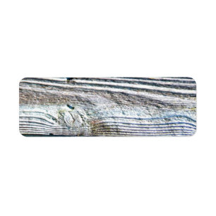 Étiquette Barnwood bois grain écorce rustique