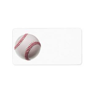 Étiquette Base-ball - modèle d'arrière - plan de base-ball