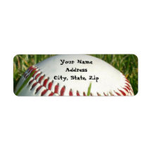 Baseball address labels
