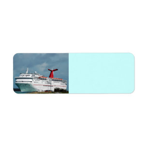 Étiquette bateau de croisière