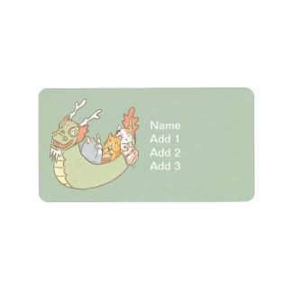 Étiquette Bateau Dragon