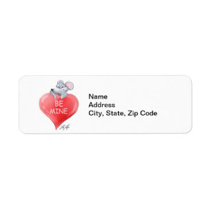 Étiquette Be Mine Valentine's Day Address Labels