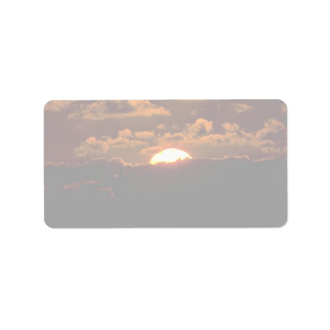 Étiquette Beau coucher de soleil : Maui, Hawaii (Devant)